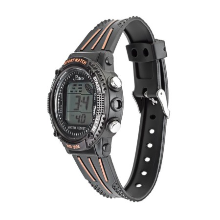 Electronic watch watches Astres Sport, D-4.5 cm, silicone strap, waterproof-2
