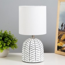 Berenis table lamp 1x40W E14 wire-1.3m white 14x14x27.5cm
