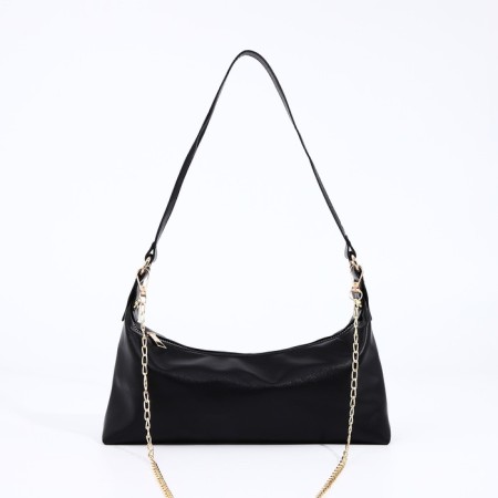Bag-baget with a zipper, black color