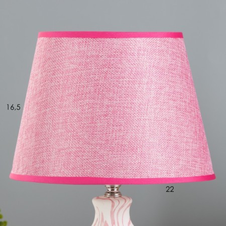 Board lamp "Vlasta" E14 40W white-pink 23x23x36 cm Risalux-2