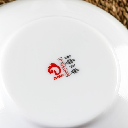 Saladnik Dolyana "Diva", 950 ml, 20 × 6.5 cm, glass ceramic, white color-2