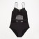 Minaku swimsuit with a grid Black color, size 50