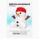 Set for creating a polygonal figure "Snowman" 23x23.3x17.8 cm