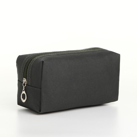 Cosmetic bag with lightning, khaki color