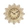 Wall clock, series: interior, "rays of the sun", d-30 cm, dial 16 cm, beige