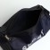 Sports bag with lightning, long belt, black/blue color