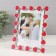 Photo frame plastic for metal 13x18 cm "Red Hearts" Emal 1.3x20.3x16.2 cm
