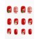 Children's false nails "New Year's fairy tale", 12 pcs
