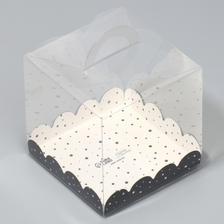 Confectionery box, chest, packaging, Present, 11 x 11 x 11 cm-5