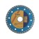 Disk diamond cutting tundra, Turbo, dry cut, 125 x 22 mm