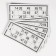 Russian lotto, table "Happy New Year", 24 cards, 8 x 18 cm