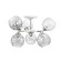 Causte "Fernandanda" 6he27 40W Belo-chromovy 65x44x26 cm Bayerlux
