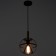 Lamp Bayerlux 88304/1 E27 40W Black 17.5x17.5x20.5-120 cm
