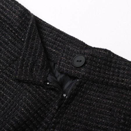 Skirt Women's tweed mist p. 48, black-7