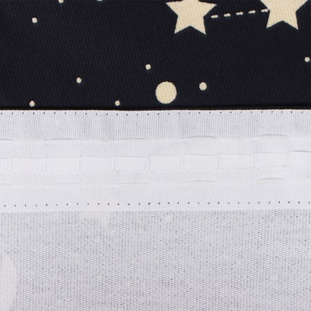 Curtain "Ethel" Starry sky, 145*260 cm, 100% cotton, moured-3