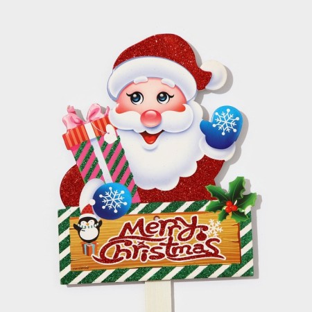 Topper decorative "Grandfather Frost" 18x68 cm-3