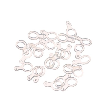 Silicone double ring for pellets, diameter 5-15 mm, 25 pcs-1