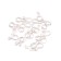 Silicone double ring for pellets, diameter 5-15 mm, 25 pcs