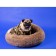 Lesser for dogs and cats, long fur, 60 x 60 x 20 cm, brown