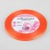 Satin tape, 6 mm × 23 ± 1 m, carrot color # 22