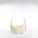 Women's bag, baguette, with lightning, milk color
