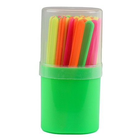 Counting sticks 30 pieces in the foam "flashlights" Calligrata, neon, mix-1