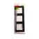 Frame Legrand Inspiria, 3 Post, Anthracite