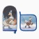 Set of kitchen. Ethel Holidy mittens 15x28cm, 19x19cm tack, 100%HL