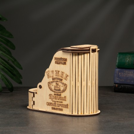 Casket-Bertz "Son", Bir-Pules with wishes, 16 x 13.5 x 8 cm-1