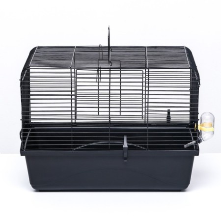 A cage for rodents with a high pallet, 47 x 30 x 35 cm, black-6