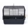 A cage for rodents with a high pallet, 47 x 30 x 35 cm, black