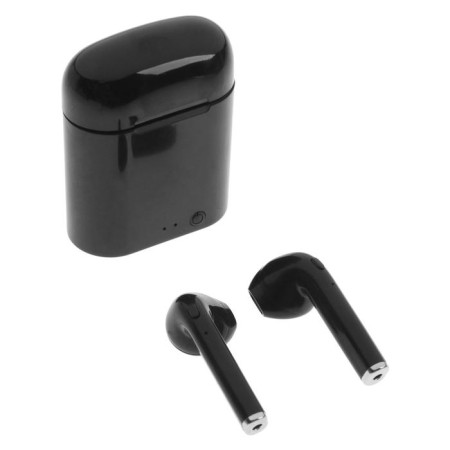 Wireless headphones Luazon i7-Mini, TWS, BT 5.0, 40/350 mAh, glossy, black-1