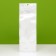 Zip-Lock PP, white, with a continuous window, flat, euros, 7 x 20 cm