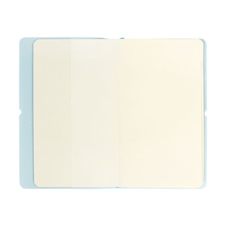 PROVINARY NOT LEARNED, 80 sheets, 100x170 mm, Devente.Jane, soft cover of PVC, elastic band, perforation, liesse, block 70%, blue-13