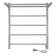 Electric towel Indigo Line, 600x500 mm, hidden installation, chrome
