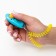 Clider for training dogs with a bracelet on the hand, blue