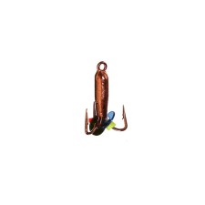 Mormyshka Chertik (Galvanik Copper), weight 0.3 g, size 2