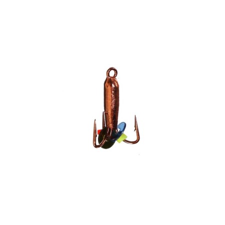 Mormyshka Chertik (Galvanik Copper), weight 0.3 g, size 2