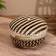 VAZ with a lid weaved, from bamboo 22x22x14 cm