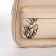 School backpack of artificial leather with pocket What that 27x23x10 cm