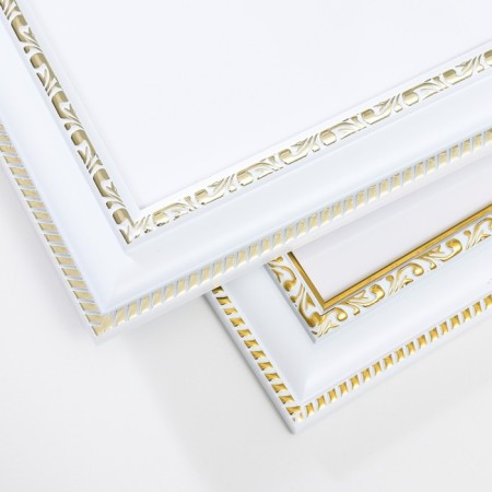 Photo frame plastic "Mira" 40x60 cm white (plastic screen)-3