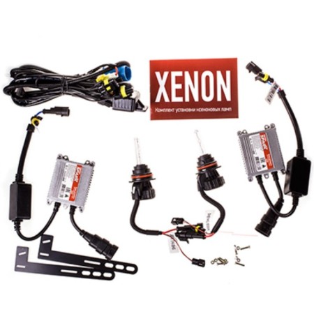 Ksenone lamp SkyWay HB1, 12 V, 35 W, 6000 K, set 2 pcs + wire + 2 ignition block