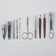Manicure set, 10 items, in case, brown color
