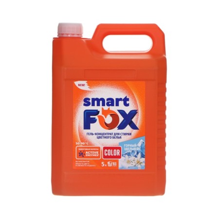 Smart Fox Color Washing Gel Edelweiss, concentrate, 5 liters
