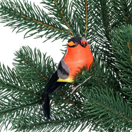 Decor Bird 12 cm "Bullfinch"