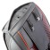 Frame caps for the front seats Car Performance, 2 pcs, eco-leather, black and red