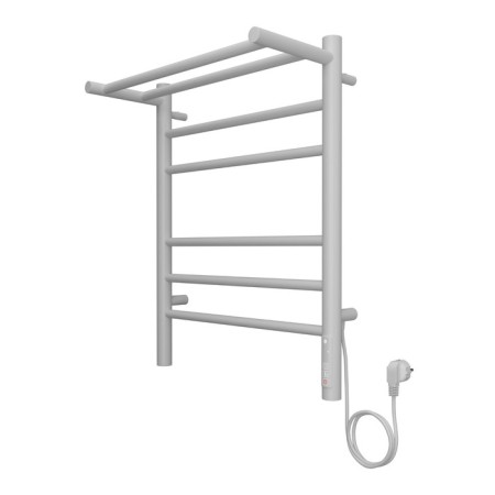 Terminus heated towel rail "Aurora" P6, 450x600 mm, on the right, white matte-1