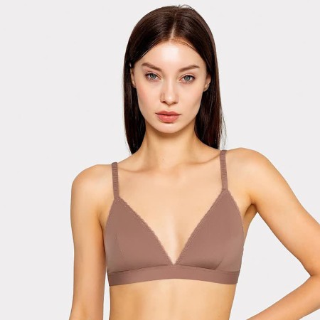 Women's bra, dark beige color, size 75C