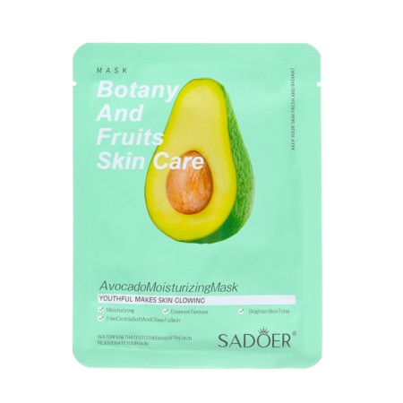 A set of moisturizing, fabric facial masks "Botanika No. 3", 3 pcs-1