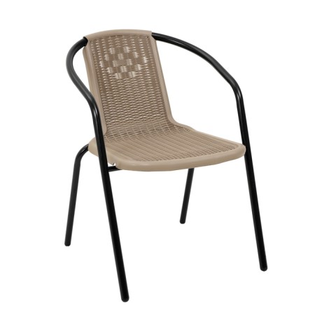 Set of garden furniture: table, 2 stools, beige-6